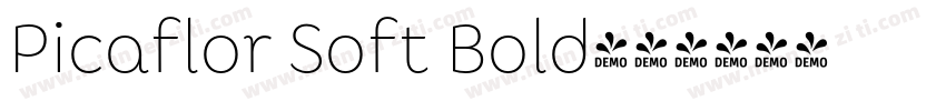 Picaflor Soft Bold字体转换